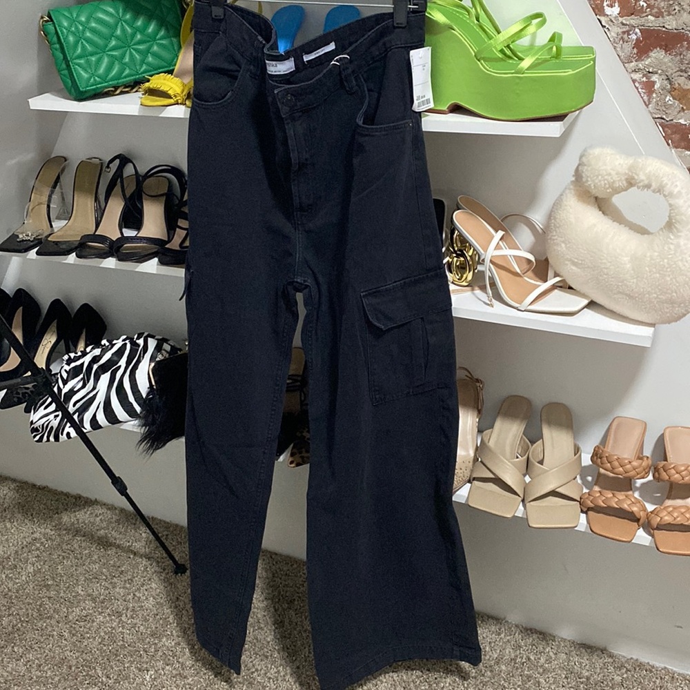 NWT Black Cargo Pants